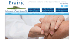 Desktop Screenshot of prairie-plasticsurgery.com